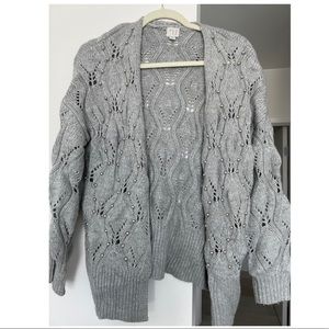 Gray Cardigan
